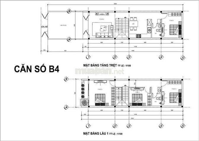 🏡 BÁN NHÀ 1 TRỆT 1 LẦU – 2 MẶT TIỀN NHỰA – FULL NỘI THẤT .