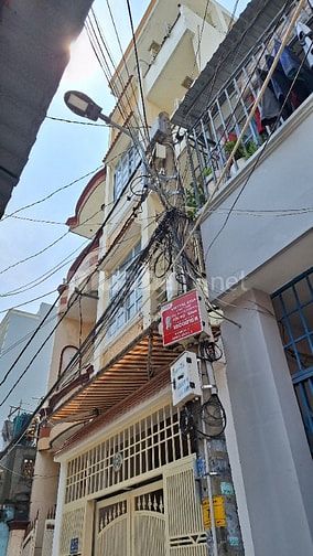 Giảm giá. Nhà 12/71 Nguyễn Chế Nghĩa, P13: 4MX16M, 1Trệt, 3 lầu, ST
