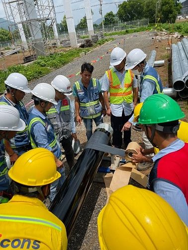 Băng Keo Bitum chống ăn mòn ống PCCC