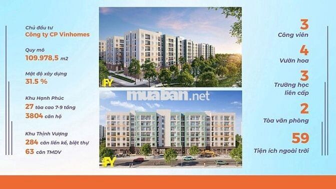 CĂN HỘ VINHOMES GIÁ RẺ, 5 PHÚT RA CAO TỐC, 10 PHÚT ĐẾN KCN VÀ SÂN BAY