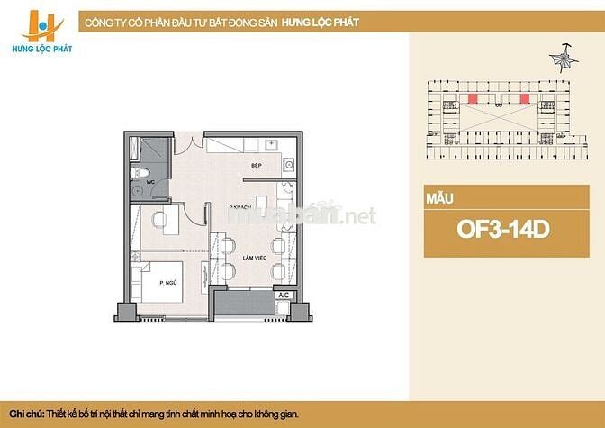 Officetel 35m2 Nguyễn Lương Bằng PMH đối diện ga Metro.TT 15% ký HĐMB