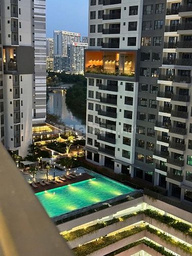 Cho thuê căn hộ cao cấp Q7, 2pn 2wc full nội thất, giá 28 triệu