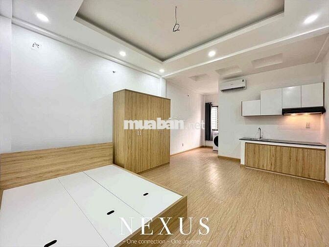 PHÒNG GIÁ RẺ RỘNG HƠN 30M2 FULL N.THẤT MỚI GẦN CV LÀNG HOA_QUANG TRUNG