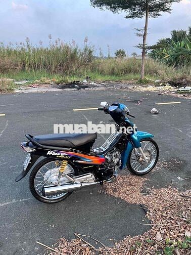 Wave Nhỏ 50TQ Up 110 Xanh Đen