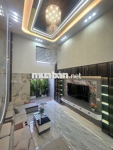 NHÀ PHỐ 5 TẦNG CAO CẤP Q12 – THANG MÁY NHẬP KHẨU – KIẾN TRÚC HIỆN ĐẠI