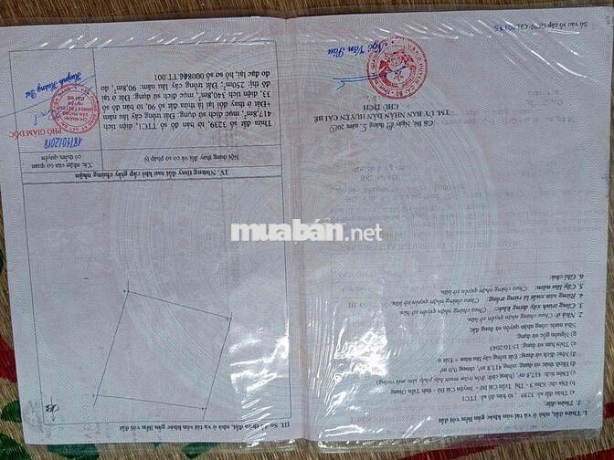 Bán đất chính chủ, đất trung tâm thị trấn gặp trường thpt thị trấn