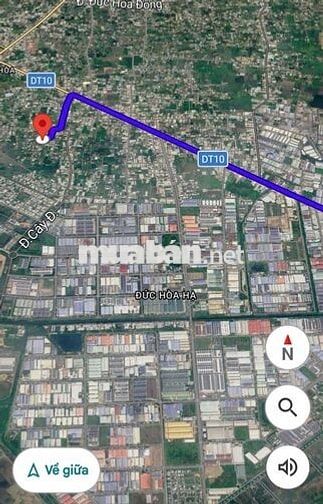 Đất xây xưởng, trọ long an gần khu cn