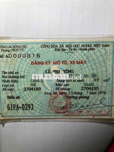 Honda Chaly 50 1996 Xanh