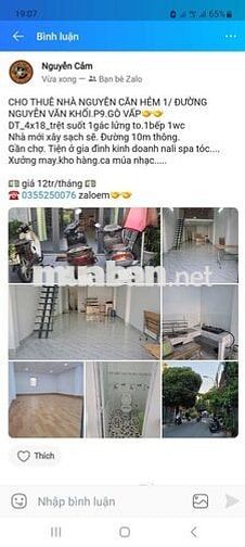 cho thuê mặt bằng kinh doanh online kho hàng 