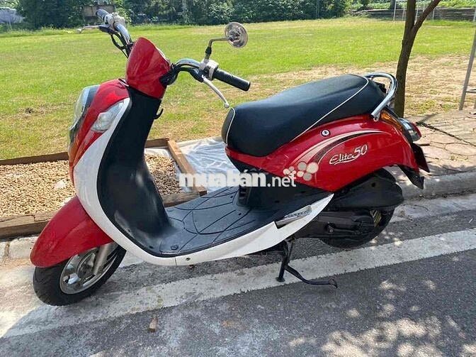 Honda Elite 50cc Đỏ trắng