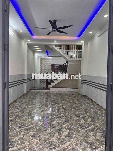 NHÀ HẺM XE HƠI LÊ ĐỨC THỌ GẦN CHỢ AN NHƠN- 4 PHÒNG NGỦ SẠCH MỚI