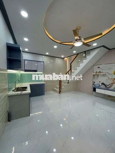 BÁN GẤP CĂN NHÀ HẬU GIANG P12Q6 NHÀ MỚI TINH 2 TẦNG Ở NGAY