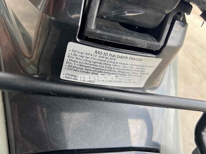 Honda Air Blade 150 ABS 2022 Xám bán trả góp