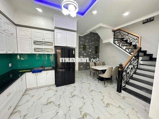 Cho Thuê Nhà Mới Đẹp 3Phòng Ngủ Sân 2 Ô Tô Gần UBND Phú Lợi