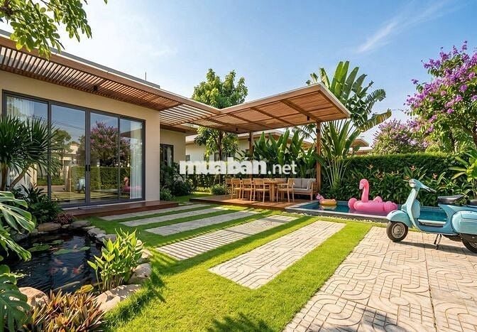 Ra mắt nhà vườn gần biển Lộc An – Hồ Tràm, tổng 400m² nha mọi người.