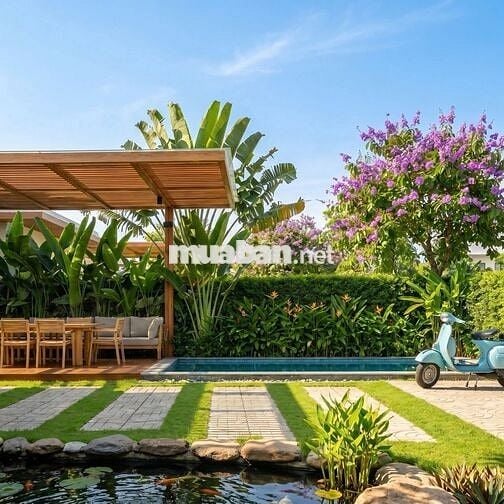Ra mắt nhà vườn gần biển Lộc An – Hồ Tràm, tổng 400m² nha mọi người.