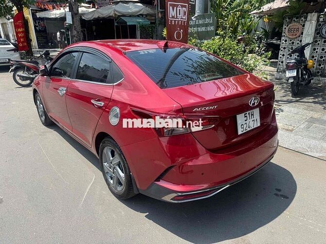 Hyundai Accent DB 2021 Đỏ 19000 km, 435TR