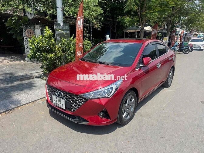 Hyundai Accent DB 2021 Đỏ 19000 km, 435TR