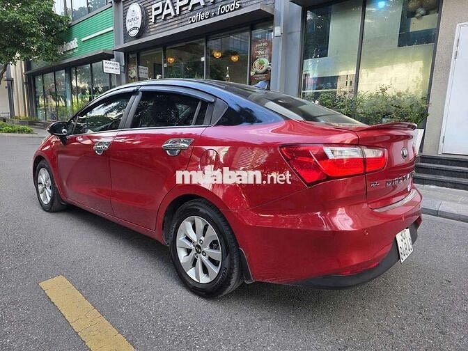 Kia Rio 2016 1.4 Tự động 90000 km Đỏ