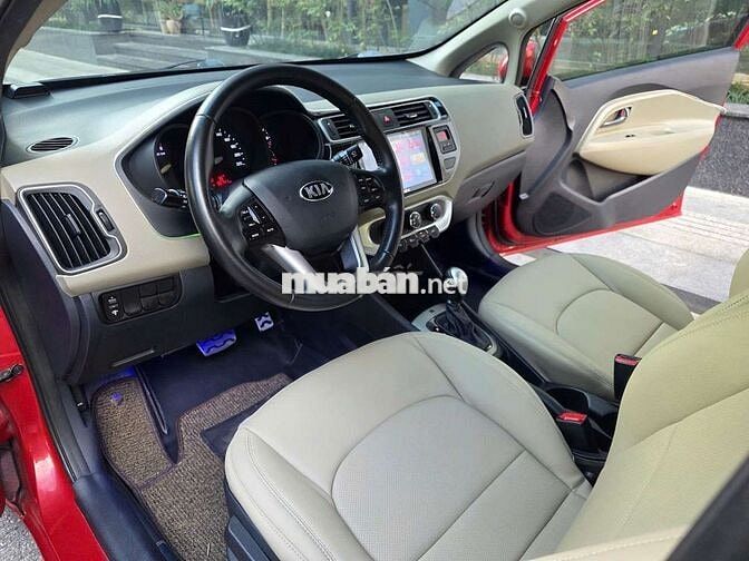 Kia Rio 2016 1.4 Tự động 90000 km Đỏ