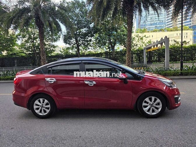 Kia Rio 2016 1.4 Tự động 90000 km Đỏ