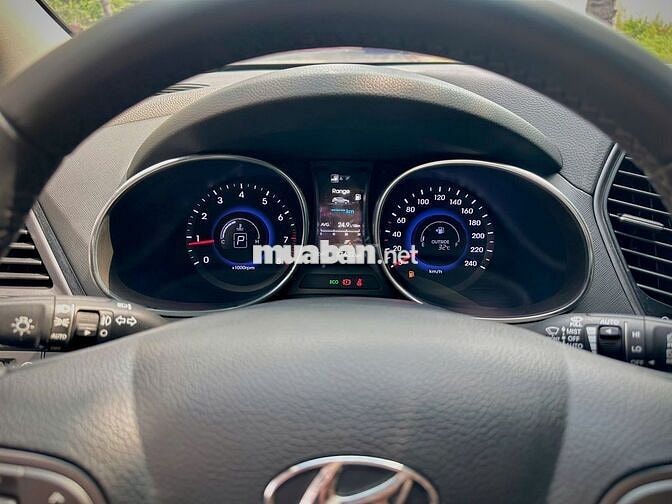 Hyundai Santafe 2015 Full xăng Trắng