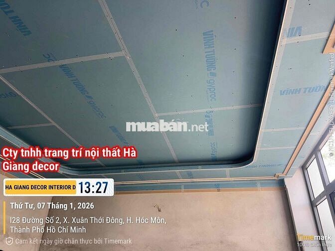 cần tuyển thợ chính  và thợ phụ thạch cao