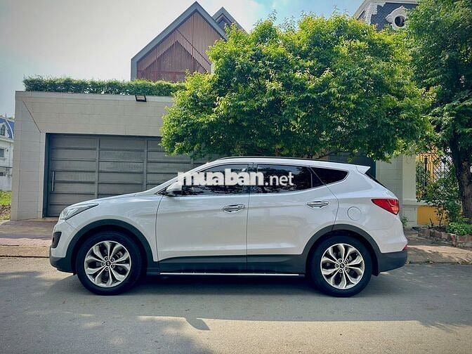 Hyundai Santafe 2015 Full xăng Trắng
