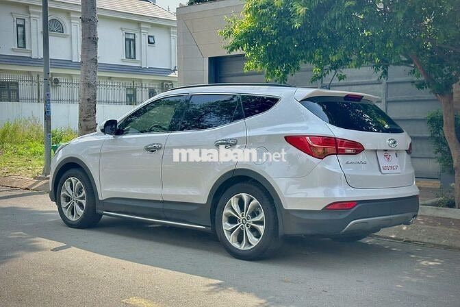 Hyundai Santafe 2015 Full xăng Trắng