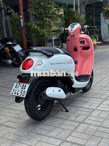 Honda Scoopy Thái 2024 5000 km Trắng hồng