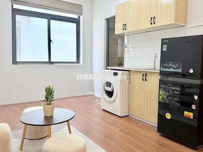 Căn Hộ 40m2 siêu rộng gần Ngã Tư Hàng Xanh, Metro Tân Cảng, New 100%