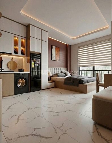 CHDV xây mới  cách 20m ra MT Nguyễn Oanh - khu Lam Sơn, khoán 105tr/th