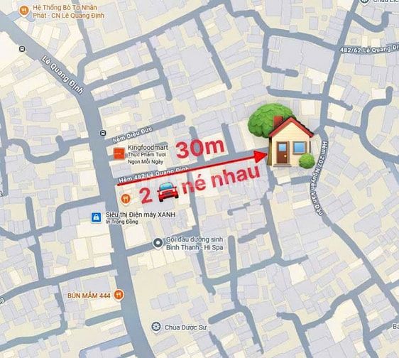 NHÀ SINH RA TIỀN, CHÍNH CHỦ BÁN GÓC 2 MẶT HẺM 482/30 LÊ QUANG ĐỊNH, BT