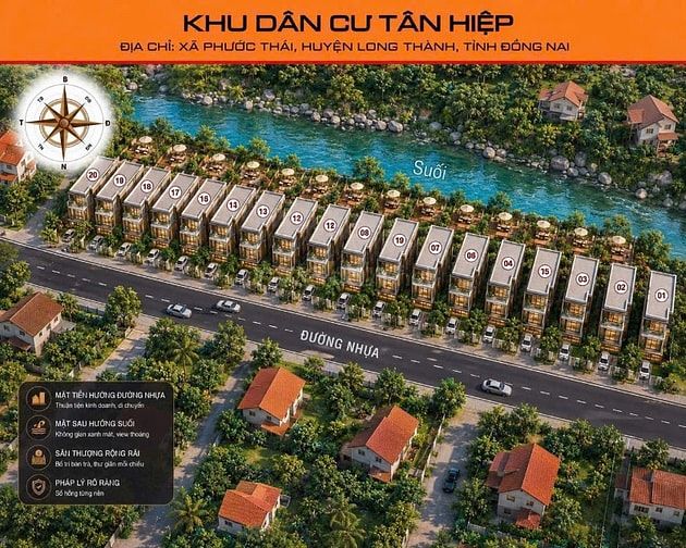 Bấn đất sân bay Long Thành 5*17.18=85.9m2 giá 1.288 tỷ Long Thành ĐNai