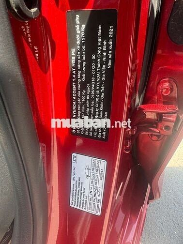 Hyundai Accent DB 2021 19.000 km Đỏ