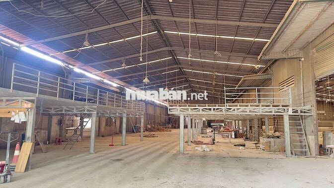 Xưởng giá rẽ Thuận An 6500m²/200tr đường cont điện hạ bình sx đa nghề