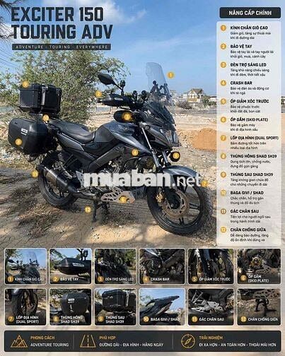 Yamaha FZ150i Xám Nguyên bản