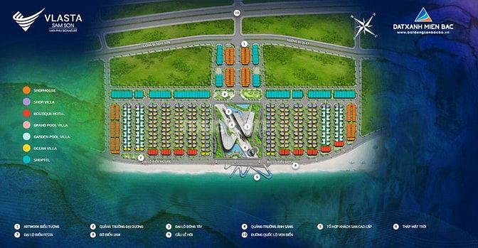 Chính chủ bán NV 194,7m2 khu đô thị mặt biển Vlasta Sầm Sơn, sang tên