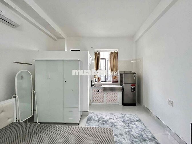 STUDIO CỬA SỔ TRỜI GIÁ RẺ FULL NỘI THẤT GẦN Q5 NGUYỄN VĂN LUÔNG, ĐH MỞ