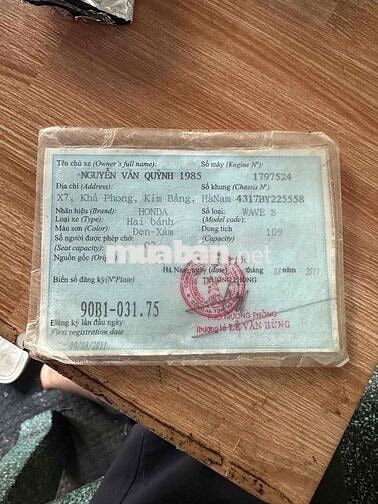 waves110 zin chính chủ máy ngon ngọt
