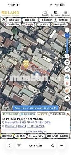 🔥 CHÍNH CHỦ BÁN NHÀ QUẬN 4 – DIỆN TÍCH LỚN HIẾM CÓ