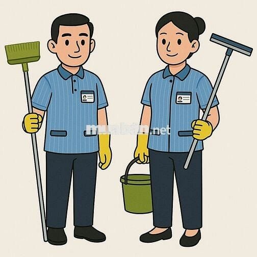 CẦN 8 TẠP VỤ LÀM TẠI TÒA NHÀ NGÂN HÀNG LÊ DUẨN Q1