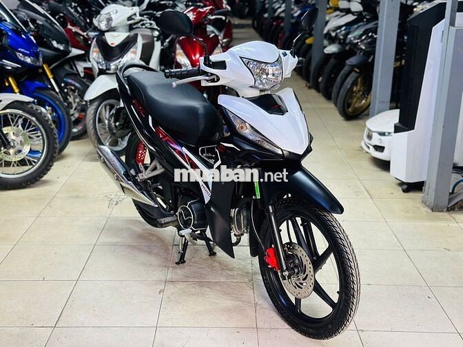XE MÁY THỊNH PHÁT- WAVE RSX FI TRẮNG ĐEN VÀNH ĐÚC