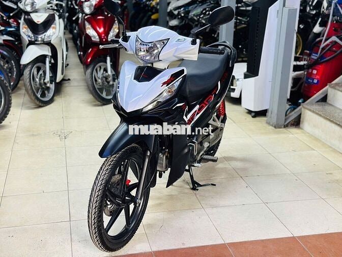 XE MÁY THỊNH PHÁT- WAVE RSX FI TRẮNG ĐEN VÀNH ĐÚC