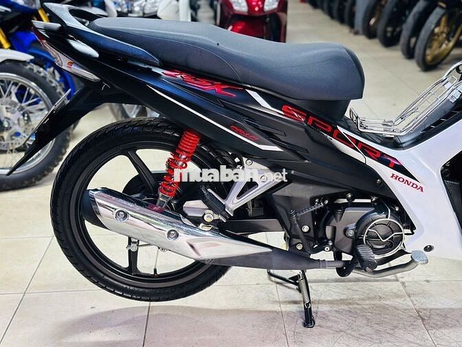 XE MÁY THỊNH PHÁT- WAVE RSX FI TRẮNG ĐEN VÀNH ĐÚC