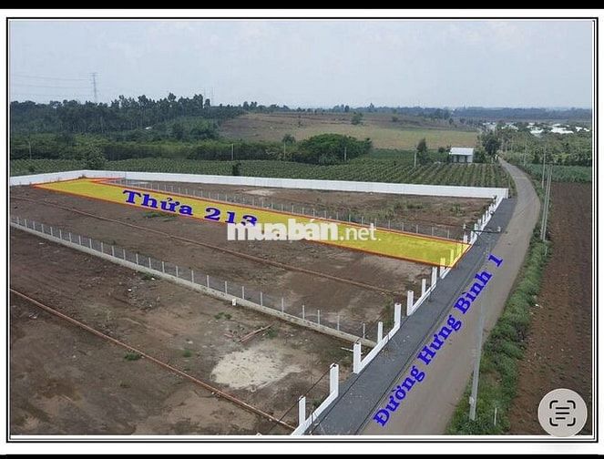 Cần bán đất mặt tiền đường Hưng Bình, Trảng Bom, Đồng Nai, Giá 2.1 tỷ