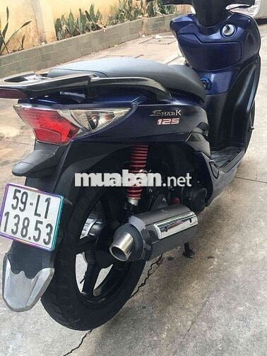 SYM Shark VN 125 Xanh thể thao  đủ đồ  rịn sx 2011