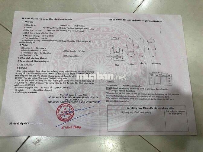 Cần bán nhanh nhà Hẻm oto 6m Trục đường Bạch Đằng-Tân Bình. Giá 4Tỷ22