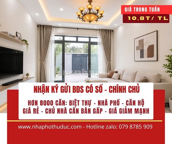 bán nhà phường hiệp bình chánh thủ đức – Bán gấp – 10,3tỷ/3T