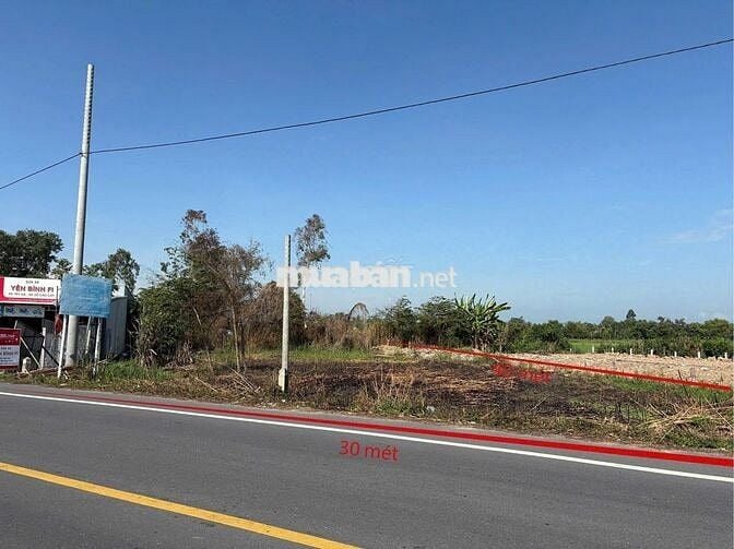 🏡BÁN ĐẤT MẶT TIỀN RỘNG 30 MÉT - TỈNH LỘ 919, XÃ CỜ ĐỎ, TP. CẦN THƠ